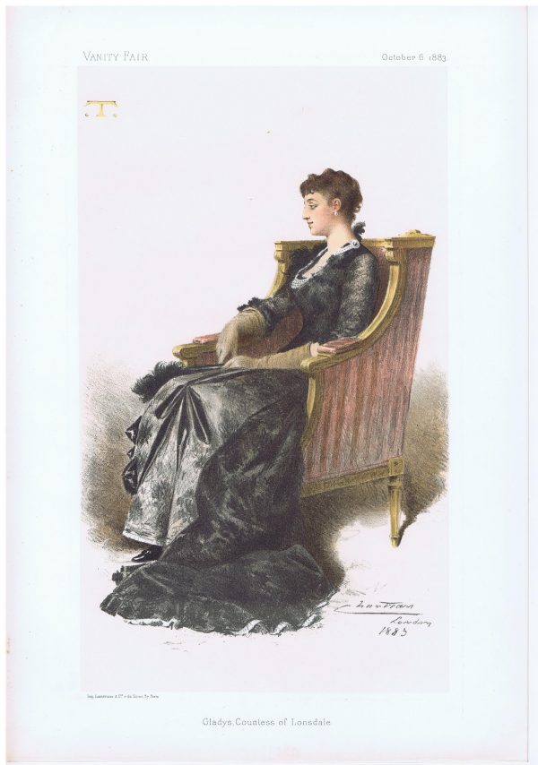 Gladys Countess of Lonsdale Vanity Fair Print