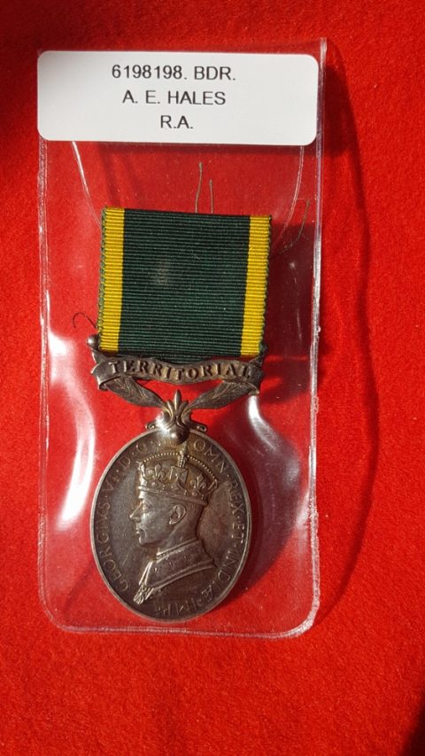 Territorial Efficiency Medal Royal Artillery - Medals And Memorabilia