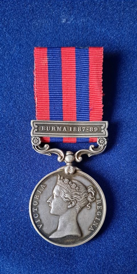 Inspector of Police IGS Medal Burma 1887 - Medals And Memorabilia