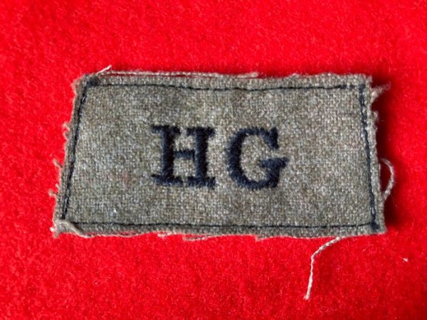 Home Guard slip on shoulder title