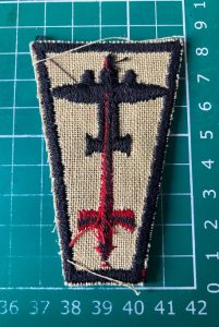 Reverse of 1st Anti-Aircraft Division patch