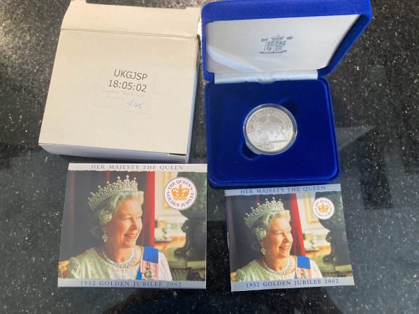 2002 Golden Jubilee Proof Silver Coin