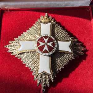 Military Order of Malta Grand Officer breast star