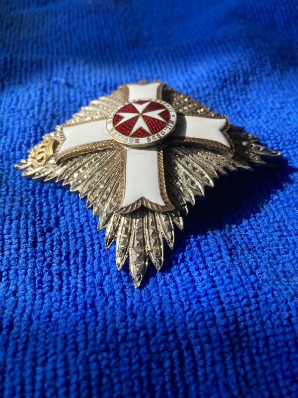 Military Order of Malta Grand Officer breast star