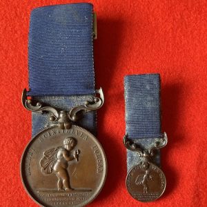 Royal Humane Society medal to Lt Commande C E Defries