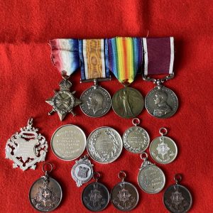 Royal Sussex Regiment medal group