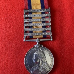 14th Hussars Anglo Boer War QSA medal