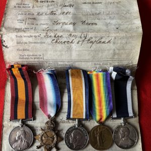 HMS Niobe HMS Delhi medals