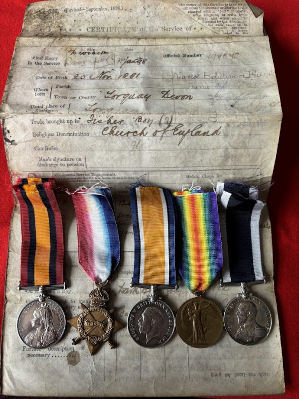 HMS Niobe HMS Delhi medals