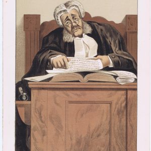 Judge James Bacon Vanity Fair print 1873