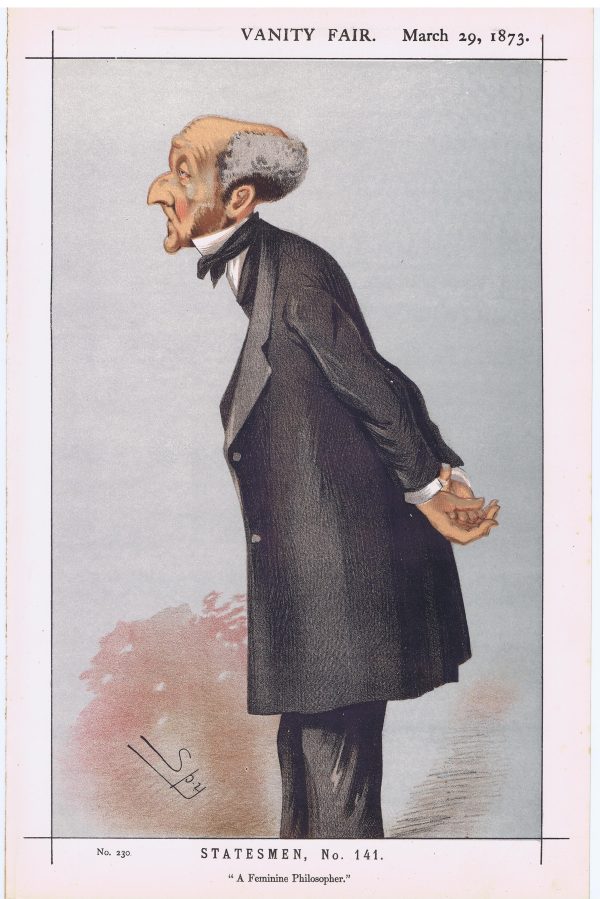 John Stuart Mill Vanity Fair print 1873