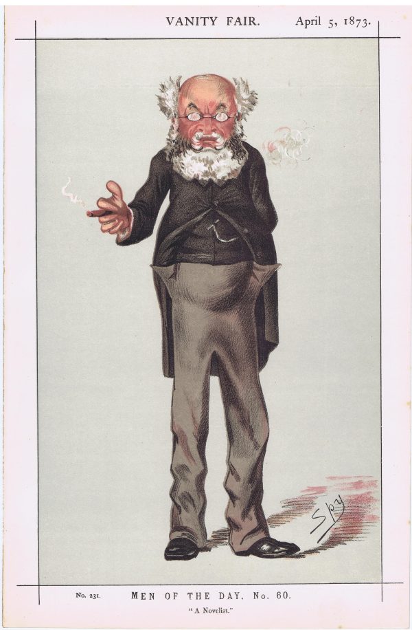 Anthony Trollope Vanity Fair Print 1873