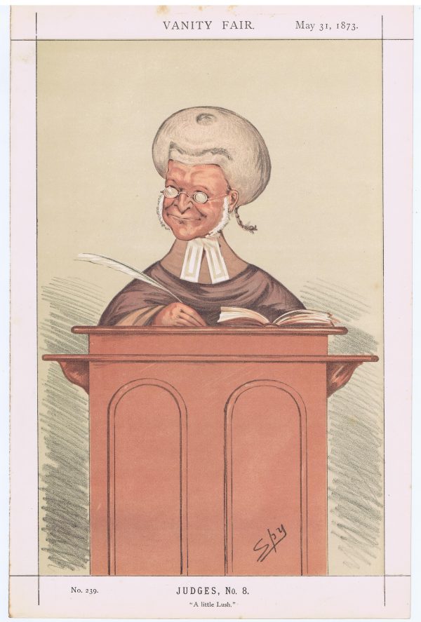 Judge Robert Lush Vanity Fair print 1873