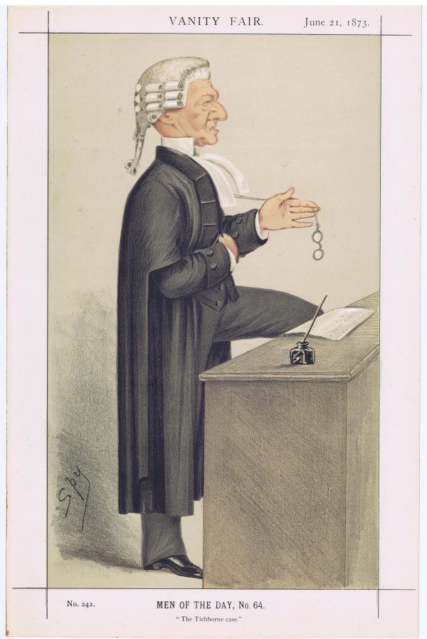 Henry Hawkins Vanity Fair Print 1873