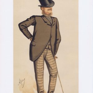 William Nevill Original Vanity Fair Print 1875