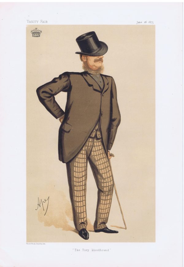 William Nevill Original Vanity Fair Print 1875