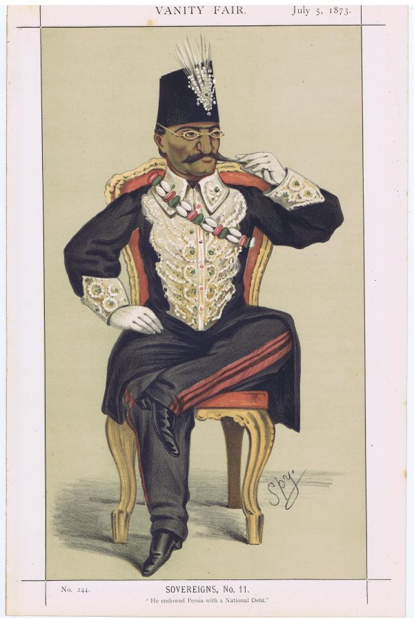 Vanity Fair print Shah of Persia 1873