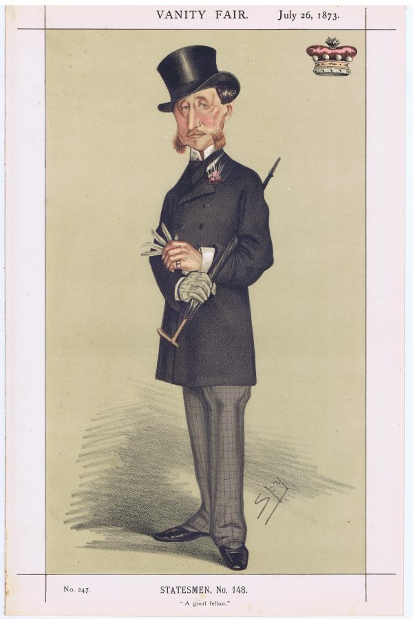 Colville of Culross  Vanity Fair print 1873