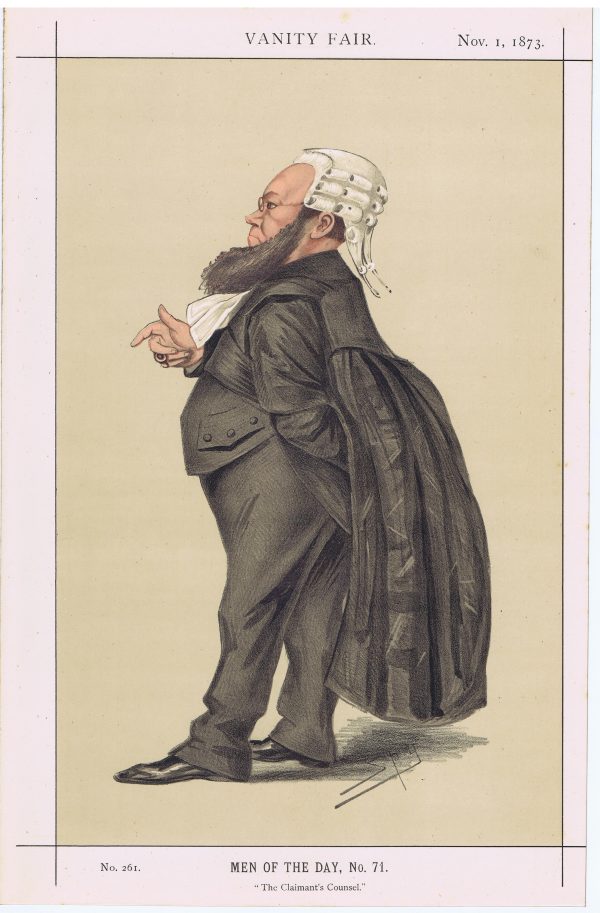 Edward Kenealy Vanity Fair Print 1873