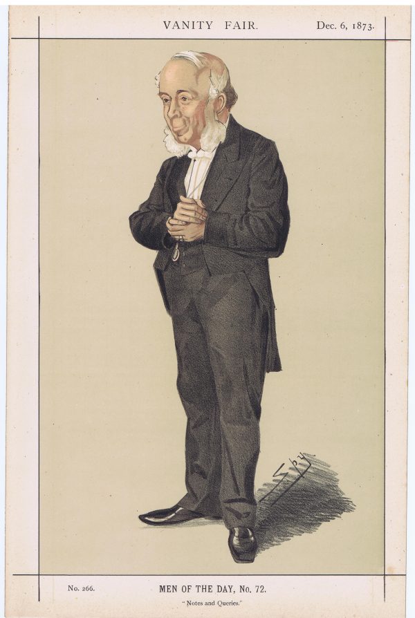 Dr. John Doran Vanity Fair Print 1873