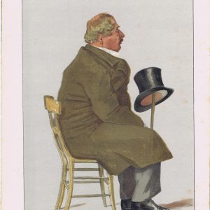 Vanity Fair print of Percy William Doyle 1873