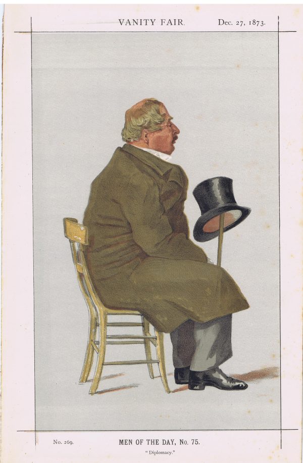 Vanity Fair print of Percy William Doyle 1873