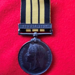 Anti Slavery Medal, HMS Raleigh1894