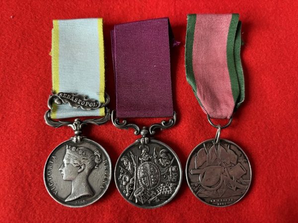 Crimean War Long Service medal group to Margate born Joseph Farley of 13th Brigade, Royal Artillery