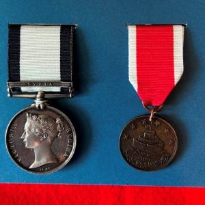 NGS Syria & St Jean D'Acre medal pair