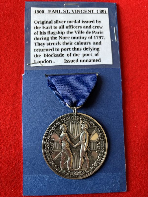 Earl of St Vincent medal