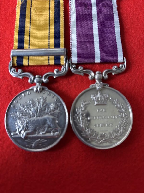 South Wales Borderers Zulu medal pair