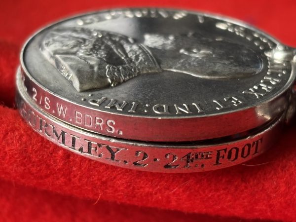 South Wales Borderers Zulu medal pair