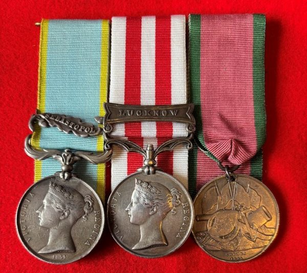 Crimean War, Indian Mutiny medal group