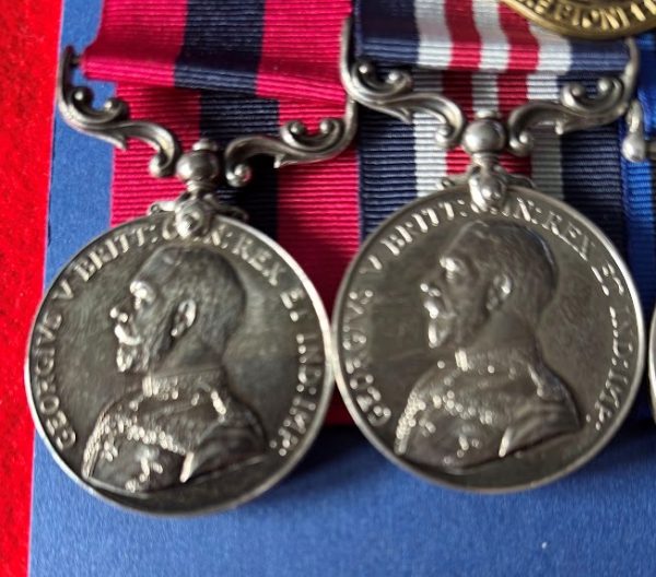 Great War double gallantry medal group