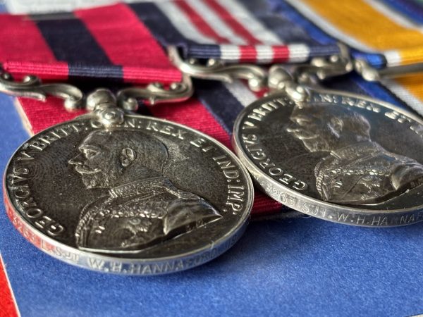 Great War double gallantry medal group