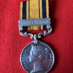 HMS Shah Zulu medal 1879