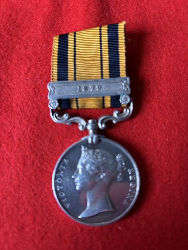 HMS Shah Zulu medal 1879