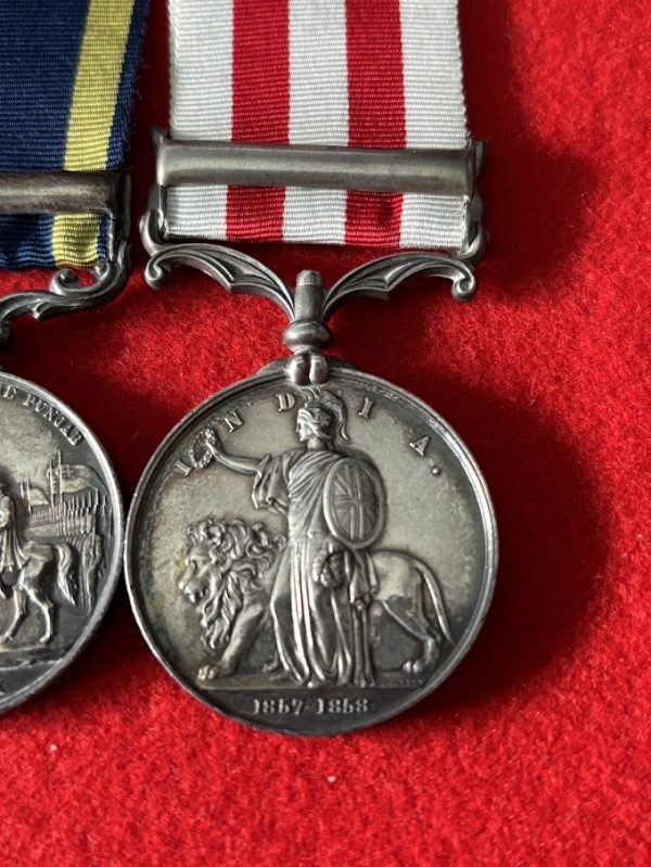 Defender of Lucknow Casualty medal pair