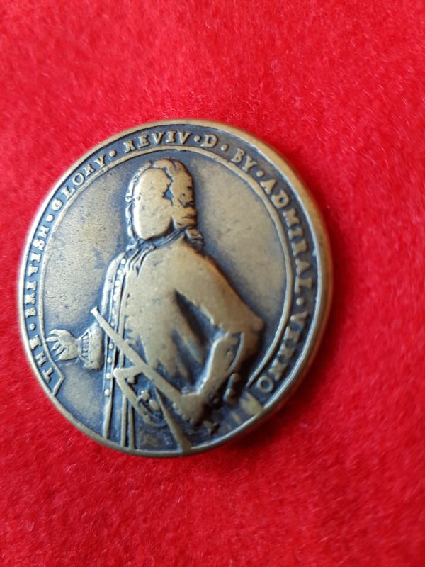 Admiral Vernon Portobello medal