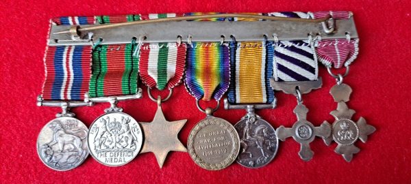 Miniature medal group