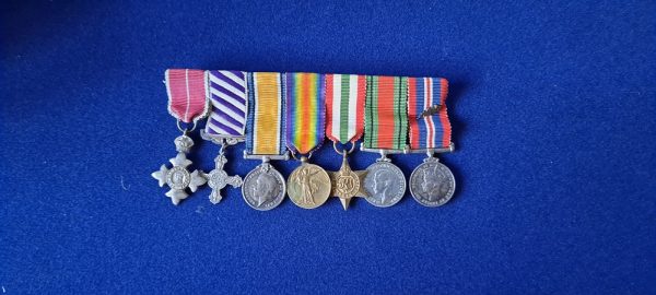 Miniature medal group