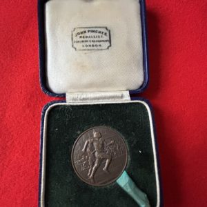 John Pinches boxed Athletics medallion