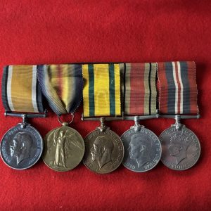 Territorial Dorset Regiment medal group