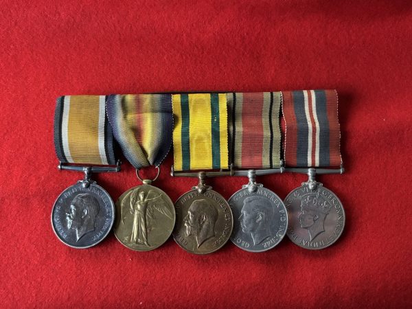 Territorial Dorset Regiment medal group