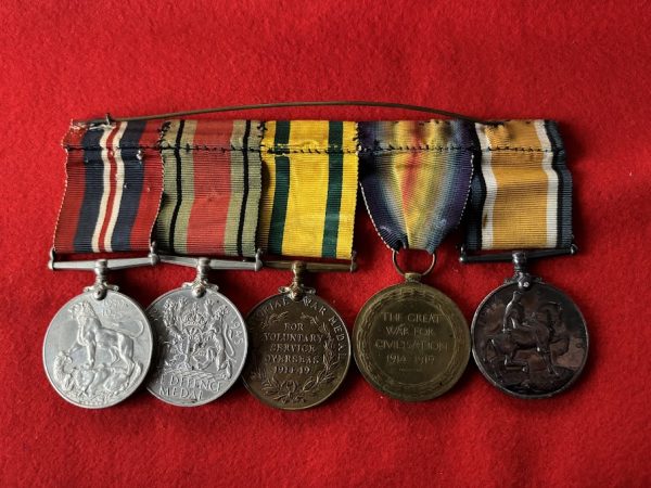 Territorial Dorset Regiment medal group