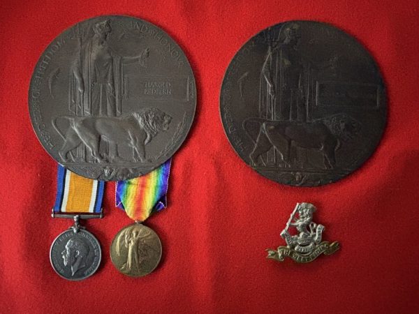 Great War brothers Casualty medal group