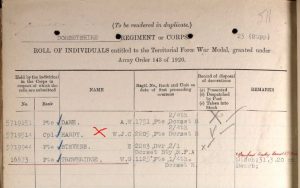 Territorial Dorset Regiment medal group