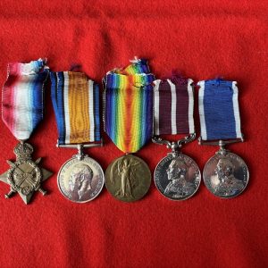 HMS Wolfhound MSM medal group