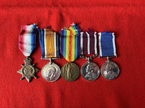 HMS Wolfhound MSM medal group