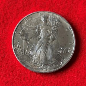 1992 AMERICAN EAGLE SILVER DOLLAR